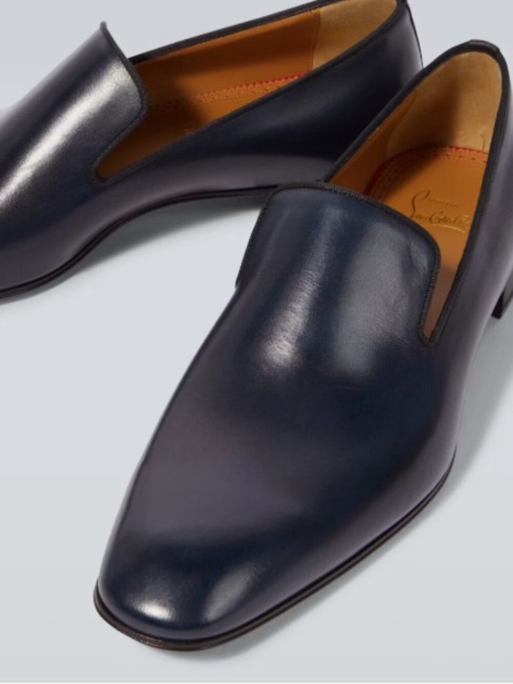 Christian Louboutin Dandelion Flat - Navy - Size EU 45 / US 12